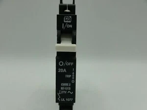 MidNite CBi DIN Mount QZ-1(13) C2 240/415V AC 20A 1-Pole Circuit Breaker - Picture 1 of 4