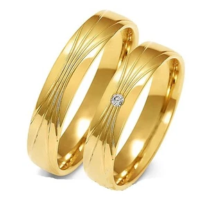 Eheringe Trauringe 333 er Gold Gelb Gold 5mm breit  TOP ANGEBOT - Bild 1 von 1