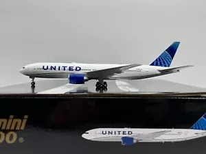 Gemini Jets 1:200 United Airlines Boeing 777-200ER N210UA Evo Blue G2UAL910 Rare - Picture 1 of 3
