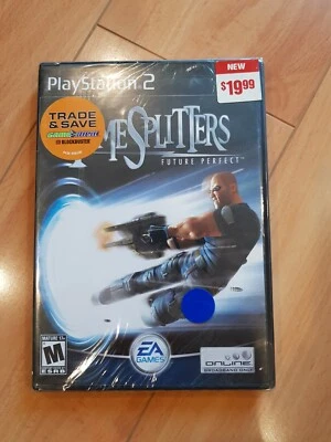 **NEW SEALED TimeSplitters Future Perfect (Sony PlayStation 2 PS2 2005 EA GAMES) - Image 1 of 4