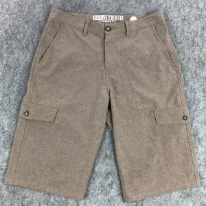 BKE Hybrid Shorts Mens 30 Tan Cargo Pockets Flat Front Mid Rise Standard Fit - Picture 1 of 12