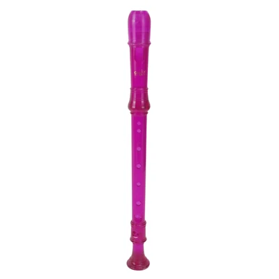 Canto Recorder Flute Pink 8 Holes Soprano Flute Baroque Musical Instrument C Key - Image 1 of 4
