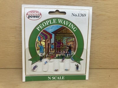Model Power N SCALE People Waving Item #1369 New In Package - Image 1 of 2