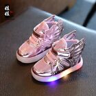 LED Kids Sports Shoes Baby Lights Running Mesh Sneaker Breathable Shoes Boy Girl