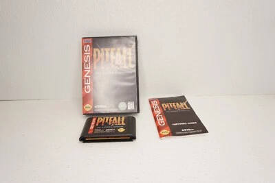 Pitfall: The Mayan Adventure Sega Genesis COMPLETE in box authentic! - Image 1 of 3