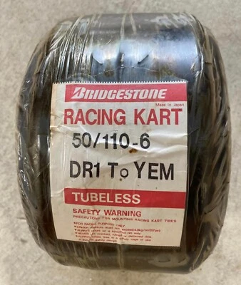 1 NEW OLD STOCK BRIDGESTONE 5.0/11.0-6 Tire Wheel Go Kart racing Cart Drift - Image 1 of 3