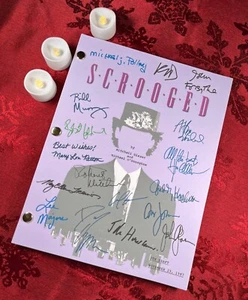 Scrooged Script Cast-Signed- Autograph Reprints- 126 Pages - Picture 1 of 6