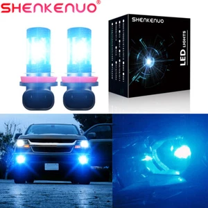 8000K Upgrade LED Fog Light Bulb H11 H8 for car Equinox 05-2019 Ice Blue - Picture 1 of 11