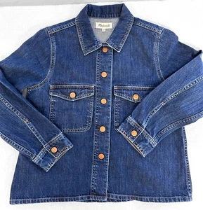 Madewell Blue Denim Shirt Jacket - Picture 1 of 10
