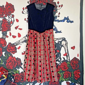 VTG Disney Store Mickey Minnie Mouse Costume Dress Adult Women Red Polka Dot USA - Picture 1 of 6