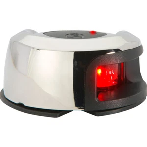 Attwood Marine RED LED Port Boat Navigation Light Armor Deck Mount 2NM Stainless - Picture 1 of 2