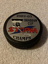 Vintage Toledo Storm East Coast Hockey League (ECHL) 2002-03 Brabham Cup Champs