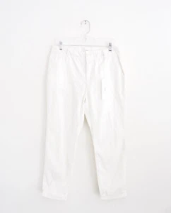 Closed Ivory Off-White Linen Cotton Cuffed Slouchy Tapered Chinos size 28 - NWT - Picture 1 of 5