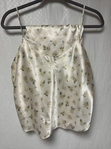 Vintage Calvin Klein 2-teiliges Nachtwäsche Set Cami & Shorts Floral M Made in USA - Bild 1 von 7