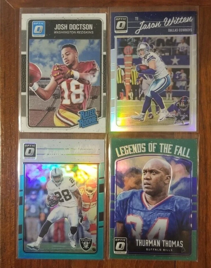 2016 Donruss Optic Vet, RC, Parallel & Insert Football Cards Pick Your Team! - Image 1 of 1