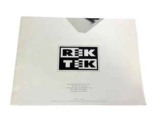 REK TEK Teilekatalog & ausklappbares Poster Radfahren Fahrradteile Vancouver, Kanada - Bild 1 von 7