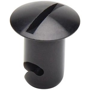 BLACK 7/16" X .500 ALUM DZUS 10PK, SPRINTCAR, SPEEDWAY, WINGLESS SPRINT - Picture 1 of 1
