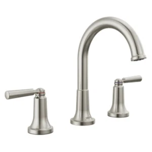 Delta Saylor 3535-SSMPU-DST Two Handle Widespread Bathroom Faucet in Stainless F - Imagen 1 de 11