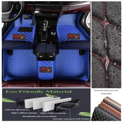 For Dodge Durango RT Car Floor Mats 2004-2024 Custom All Weather Carpets Leather - Image 1 of 4