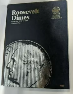 Dossier de pièces album Roosevelt Dimes volume Whitman #1 1946-1964 argent 9029 NEUF - Photo 1 sur 5