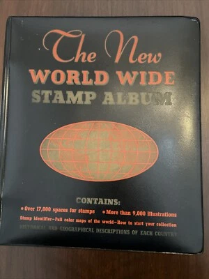 Новый альбом марок Минкуса со всего мира 1970 г. в очень хорошем состоянии 378 страниц с несколькими марками - Изображение 1 из 4