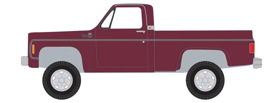 Classic Metal Works 30658 HO Scale 1975 Chevy Custom Deluxe Pickup Truck - Rosel - Image 1 of 1