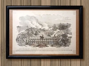 Illustrazione xilografica vintage de "Il soldato nella nostra guerra civile" di Frank Leslie - Foto 1 di 15