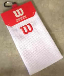 Wilson Microfiber Tri Fold Golf Towel NEW - Picture 1 of 6