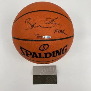 Dwyane Wade "Flash" Signed Spalding Official Game Basketball Upper Deck UDA COA - Picture 1 of 7