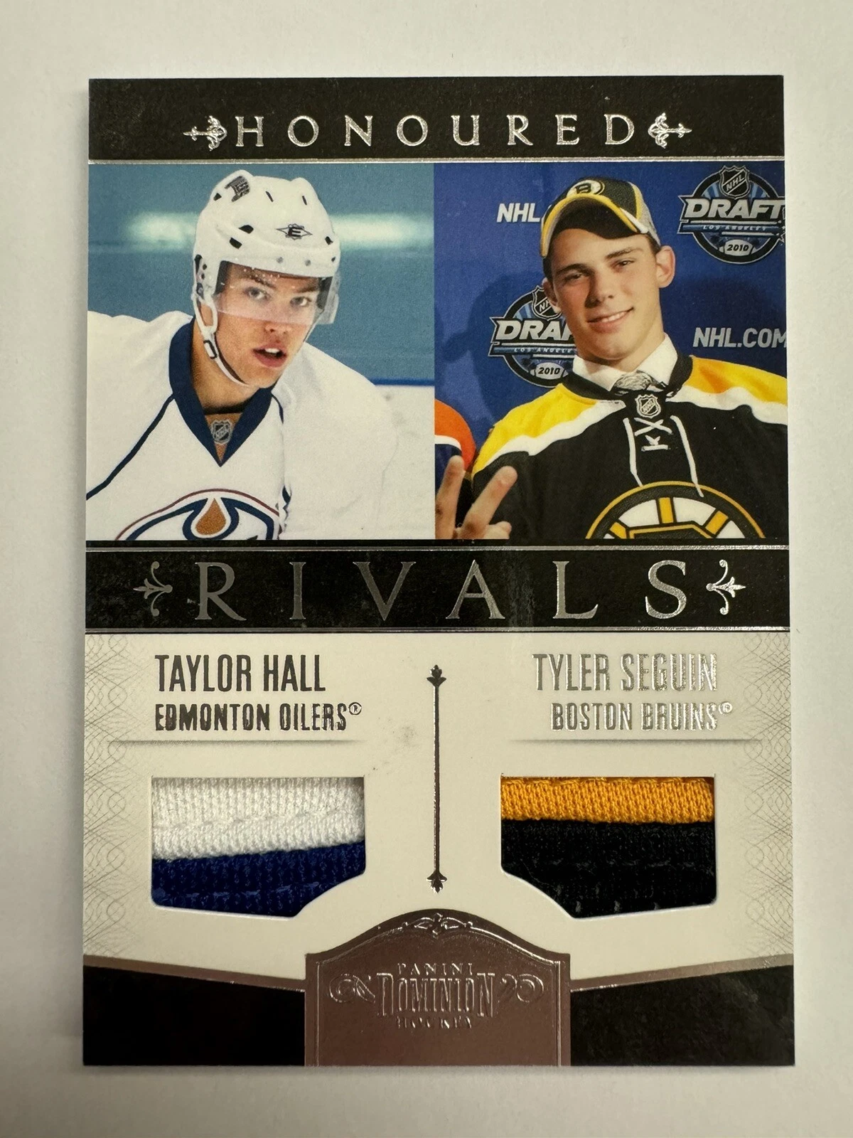 2011-12 Panini Dominion Hockey Honoured Rivals Taylor Hall/Tyler Seguin 35/49