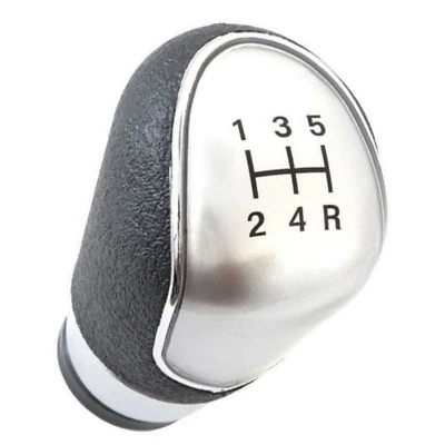 Pomello Cambio 5 Marce Cromato Adatto Per Ford Kuga 2012 Fiesta 6 Compatibile - Immagine 1 di 4