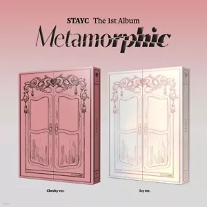 STAYC 1st Album Metamorphic 2Ver SET CD+P.Book+4p Card+Fragrance+Sticker+Gift - Foto 1 di 7