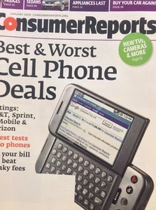 Consumer Reports Magazine Best & Worst Cell Deals January 2009 032818nonrh - Imagen 1 de 1