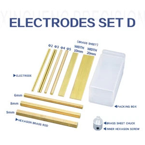 Electrode Sets Hexagonal/Brass Bar Rod /Sheet Electrode EDM Broken Tap Remover - Picture 1 of 3