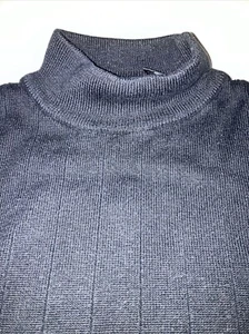 J. FERRAR Sweater Men’s Medium Black Short Neck - Picture 1 of 6