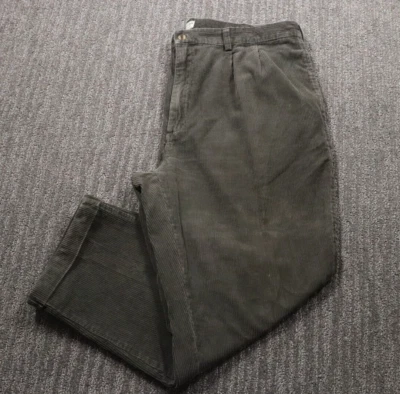 Bugle Boy VTG Corduroy Pants Pleated Men's 42x28 (TAGGED 42X30) Grunge Skater - Image 1 of 4