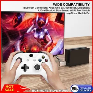 Wireless USB Adapter for PS5/PS4/NS/P3 Bluetooth-compatible Controller Converter - Picture 1 of 7