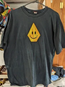 Vintage Volcom Men Size XL Black T Shirt Y2K Diamond Logo Skate Tee - Picture 1 of 7