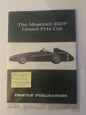 CMC Maserati 250F diecast cars 1/18 manual / booklet - Image 1 of 3