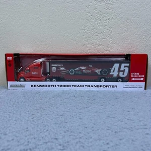 NEW Greenlight HyVee INDYCAR 45 Red Kenworth T2000 Team Transporter Hauler 1:64 - Picture 1 of 11