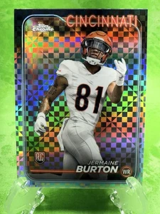 Jermaine Burton RC - X-Fractor - 2024 Topps Chrome Football #240 Benglas - Picture 1 of 11