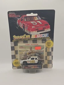 1991 Racing Champions Nascar Diecast Stock Car #16 Larry Pearson W/ Card & Stand - Picture 1 of 5