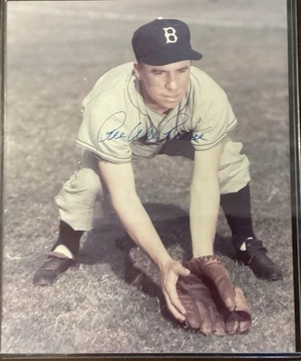 Pee Wee Reese Signed Photo With COA - Image 1 of 2