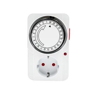 24 Hour Timer Socket Plug-in Timer Switch For Home Safety Flame-retardant PC - Picture 1 of 12