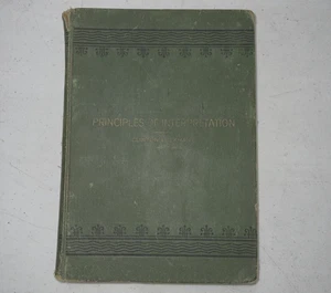 PRINCIPLES OF INTERPRETATION By Clinton Lockhart - 2nd Ed. 1915 - Picture 1 of 12