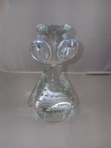 Estatuilla de búho de vidrio soplado hecha a mano - Imagen 1 de 8