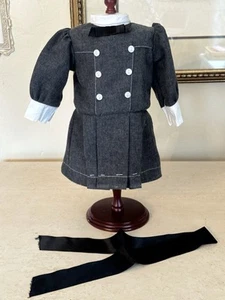 American Girl Pleasant Co. Samantha Buster Brown Flannel School Dress 1990! - Picture 1 of 10