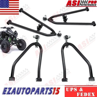 Fits Kawasaki KFX450R KFX 450R Sport Extended Front A-Arms +2" Wider Extender. Foto 1 de 4