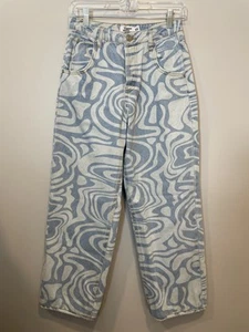 Tiger Mist Damen Gr. XS Sergio Swirl Print High Waist Wide Leg Jeans - Bild 1 von 9