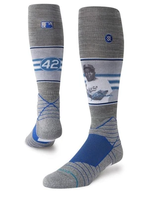Stance MLB  #42 Jackie Robinson OTC 2024 Socks In Men’s Large Sold Out Rare - Image 1 of 4